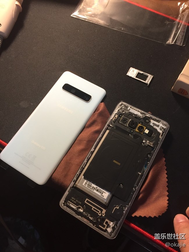 s10港版黑自行更換后蓋