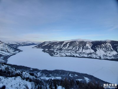 雪中 喀納斯湖