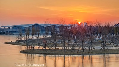 Galaxy S21Ultra 5G   儲漪橋畔夕陽紅