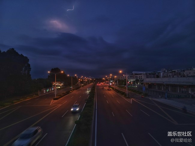 【尋找夜的光】#withGalaxy+最后一抹色彩