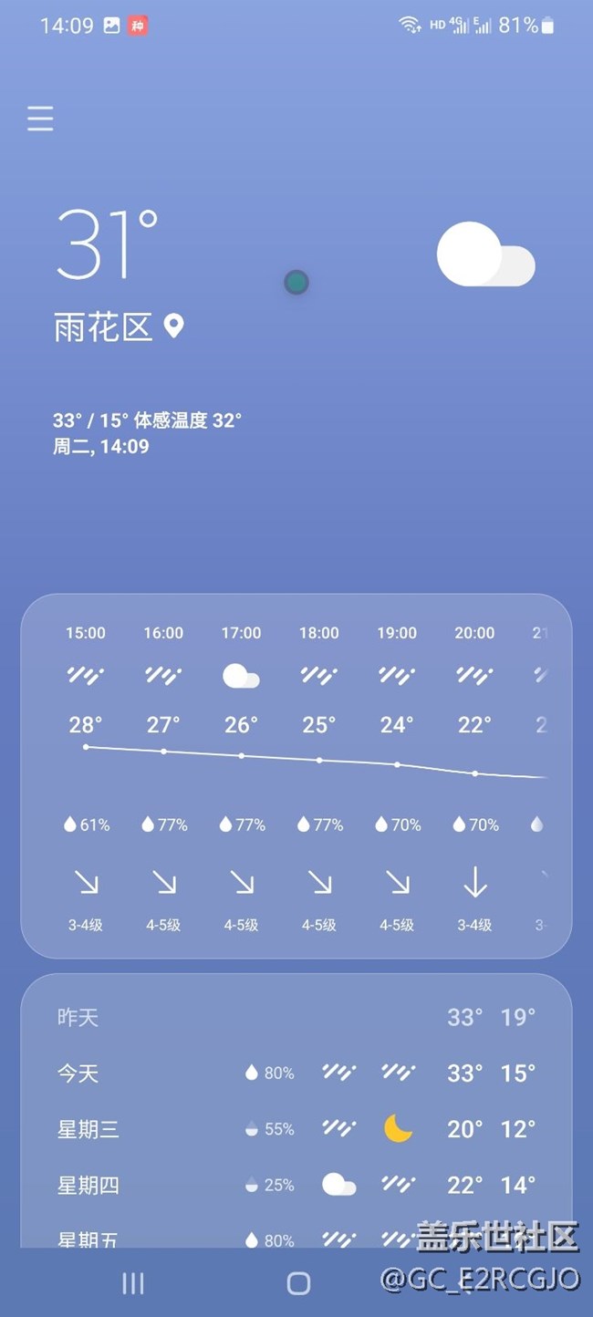 s21u系統(tǒng)更新之后天氣圖標(biāo)看不懂能給個(gè)圖例或者文字介紹嗎？