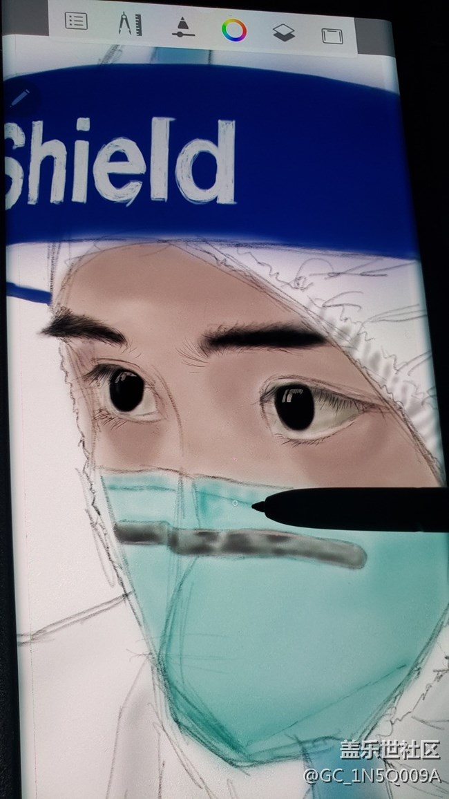 【畫出小長假】+做核酸，用S22u畫大白