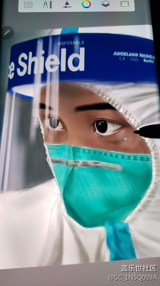 【畫出小長假】+做核酸，用S22u畫大白