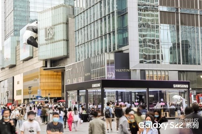 三星Galaxy S22 系列快閃體驗(yàn)店 成都·春熙路廣場