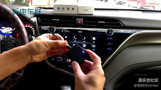 汽車上用的CarLife三星版配合無線轉(zhuǎn)換盒真是好用呀