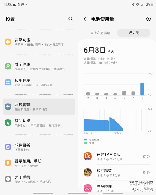 突發(fā)奇想測(cè)了一下手機(jī)的續(xù)航~