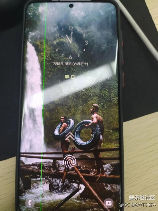 【屏幕綠線】中招了