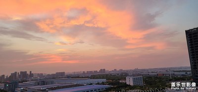 晚霞自拍