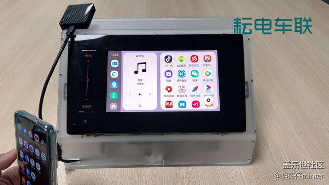 CarLife三星版车机互联投屏手机所有应用的方法抖音视频高德