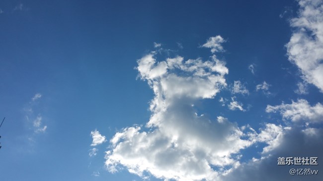 【生活需要色彩！】+蓝天白云