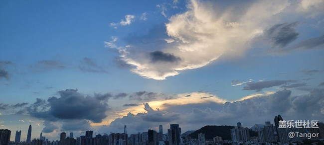 雨后夕陽