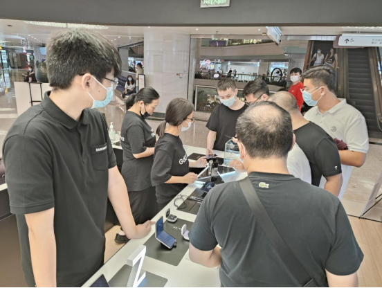 三星Galaxy新品全球發(fā)布會（廣州站）門店直播現(xiàn)場