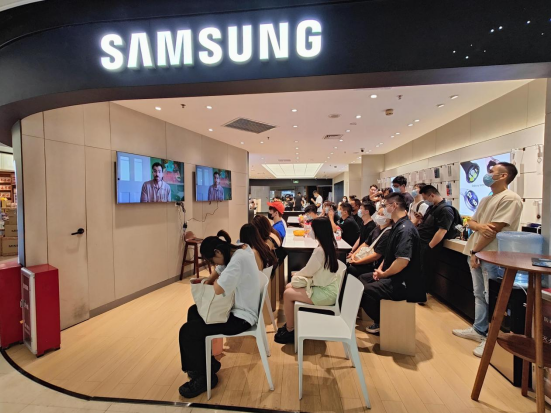 三星Galaxy新品全球發(fā)布會（廣州站）門店直播現(xiàn)場