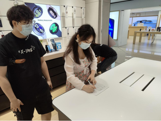 三星Galaxy新品全球發(fā)布會（廣州站）門店直播現(xiàn)場