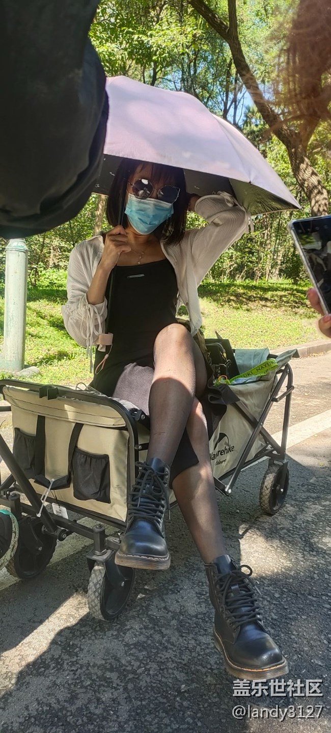 我在世博園品折疊+休閑的一天