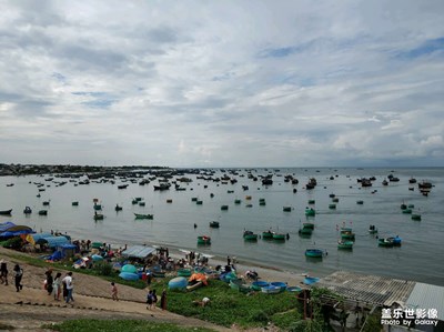 越南美奈的海邊漁村