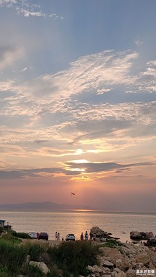 養(yǎng)馬島日落晚霞-1