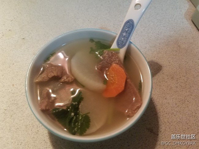 【打卡精彩生活】簡(jiǎn)單的牛肉湯