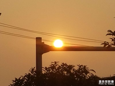 【回家路上】路邊夕陽