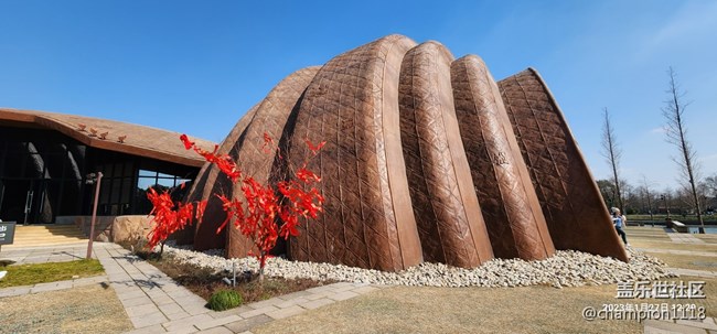 昨天逛廣富林文化遺址
