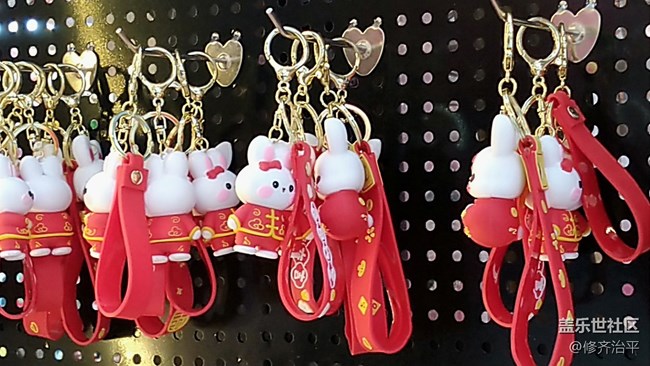 【玉兔呈祥】街邊的小兔子