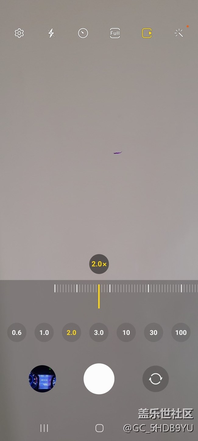 S21 Ultra相機問題，相機模式屏幕污點、亮線