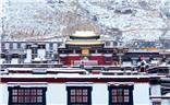 心途西藏·日喀则·扎什伦布寺的雪