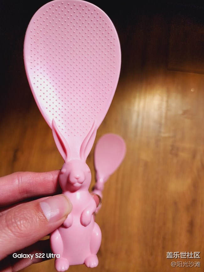 【玉兔呈祥】粉色的兔子裝飾小鏟子