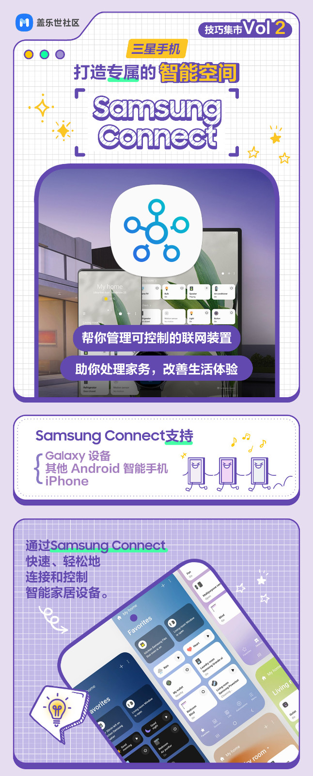 技巧集市Vol 2 | 打造专属智能空间 —— <Samsung Connect>