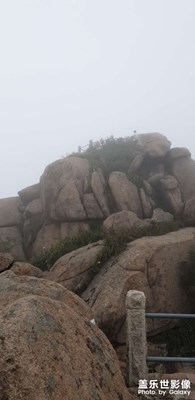 霧中小山