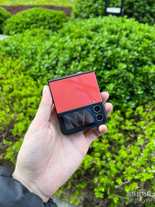 三星Flip4 的外屏取景