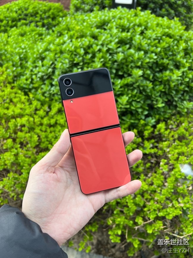 三星Flip4 的外屏取景