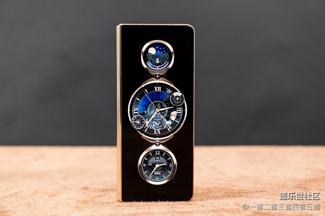 三星W23【熠金黑】圖賞~