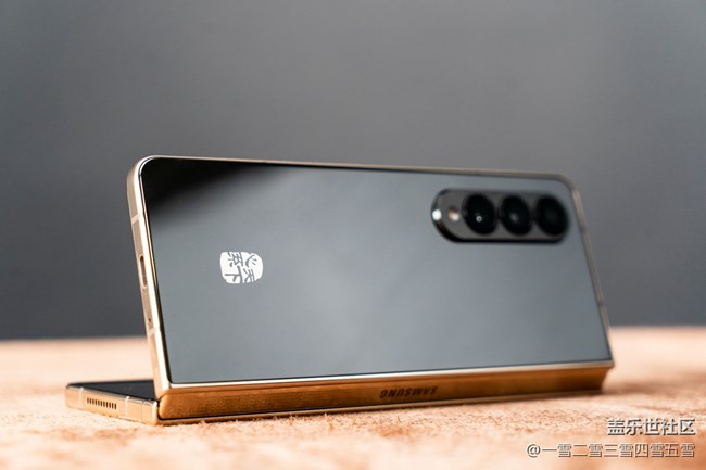 三星W23【熠金黑】圖賞~