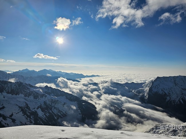 人生第一座雪山，盤她