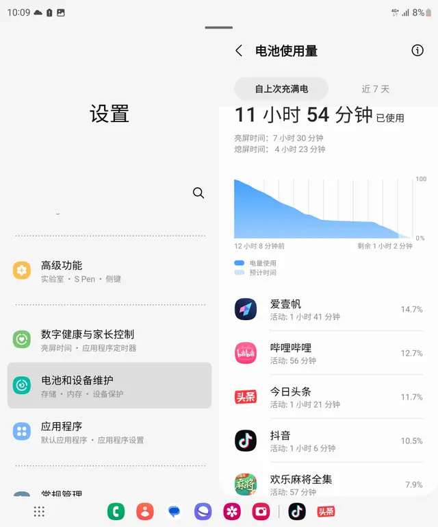 三星Z Fold4日常續(xù)航體驗 三星Z Fold4日常續(xù)航體驗