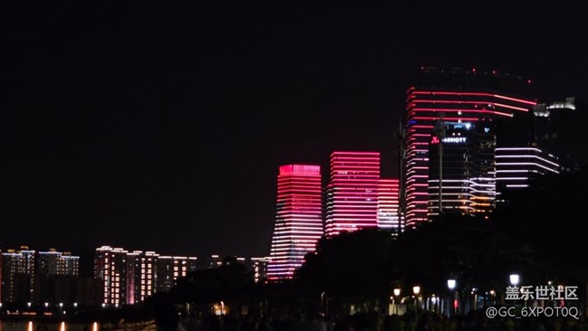 [沿途美景]海滄灣公園的夜