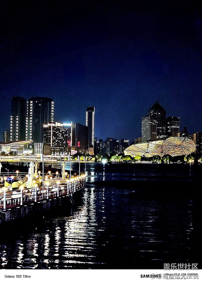 和星部落的小伙伴在渾河拍拍拍夜景