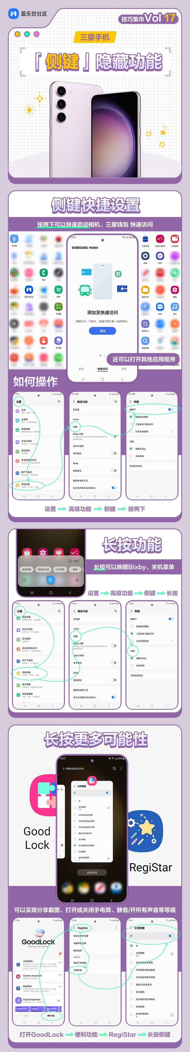 技巧集市Vol 17 | 三星手機(jī)「側(cè)鍵」隱藏功能