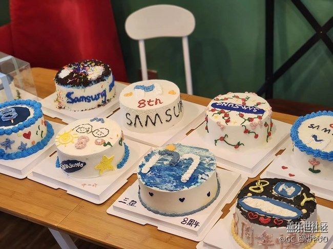 三星蓋樂世社區(qū)慶八周年，學(xué)做蛋糕 ?。?！
