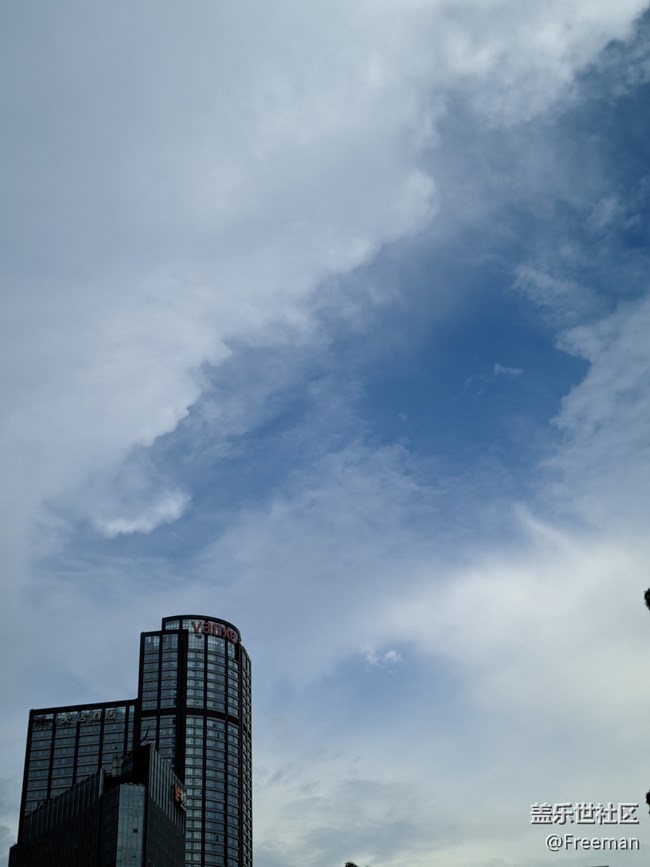 【夏日炎炎】望着蓝天白云的一天