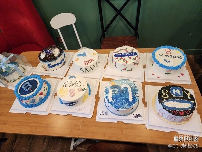 三星盖乐世社区庆八周年，学做蛋糕 ！！！