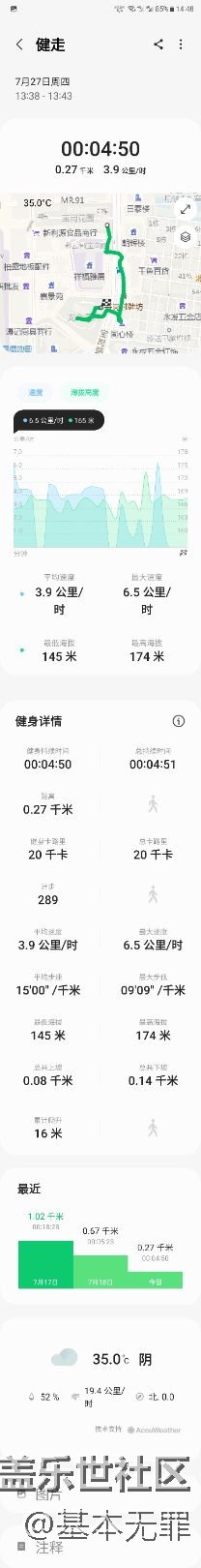 【運動一夏】今天的健走打卡