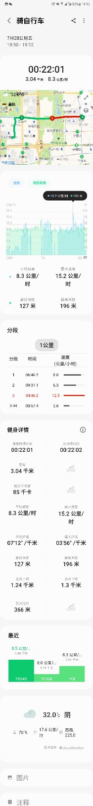 【運動一夏】今天的騎行運動打卡。