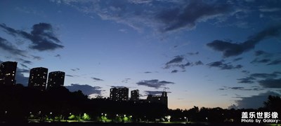 一場大雨后的天空