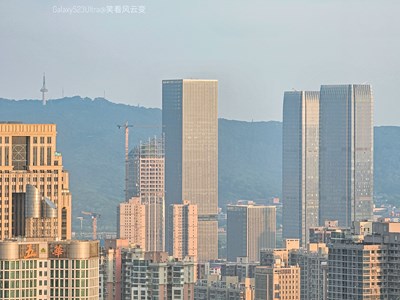 透過Galaxy S23Ultra的鏡頭，看窗外的長沙城