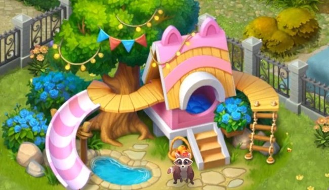 《夢幻花園》【皮膚介紹】0距離參觀浣熊小屋