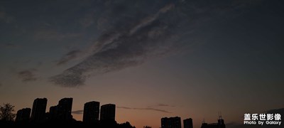 晚霞 剪影
