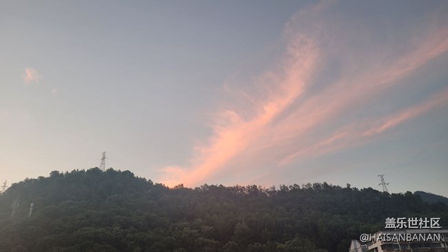 【那年初秋】晚霞