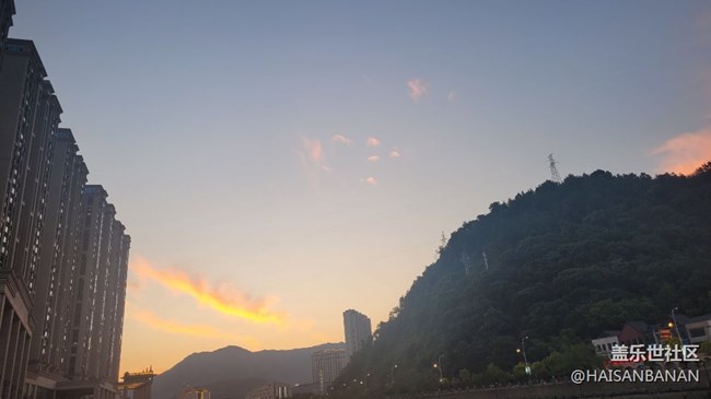 【那年初秋】晚霞